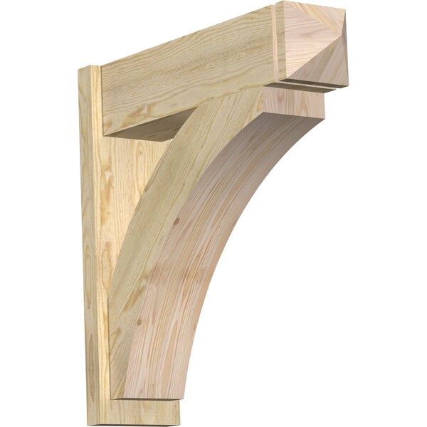 Ekena Millwork Thorton Rough Sawn Arts and Crafts Outlooker, Douglas Fir, 8"W x 30"D x 30"H OUT08X30X30THR03RDF - main